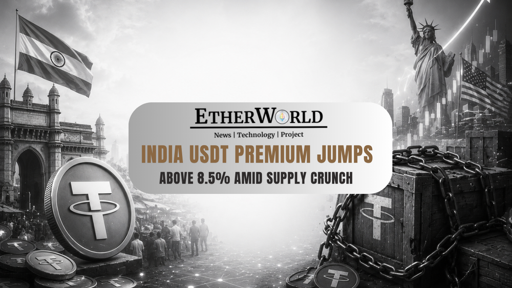 India USDT Premium Jumps Above 8.5% Amid Supply Crunch