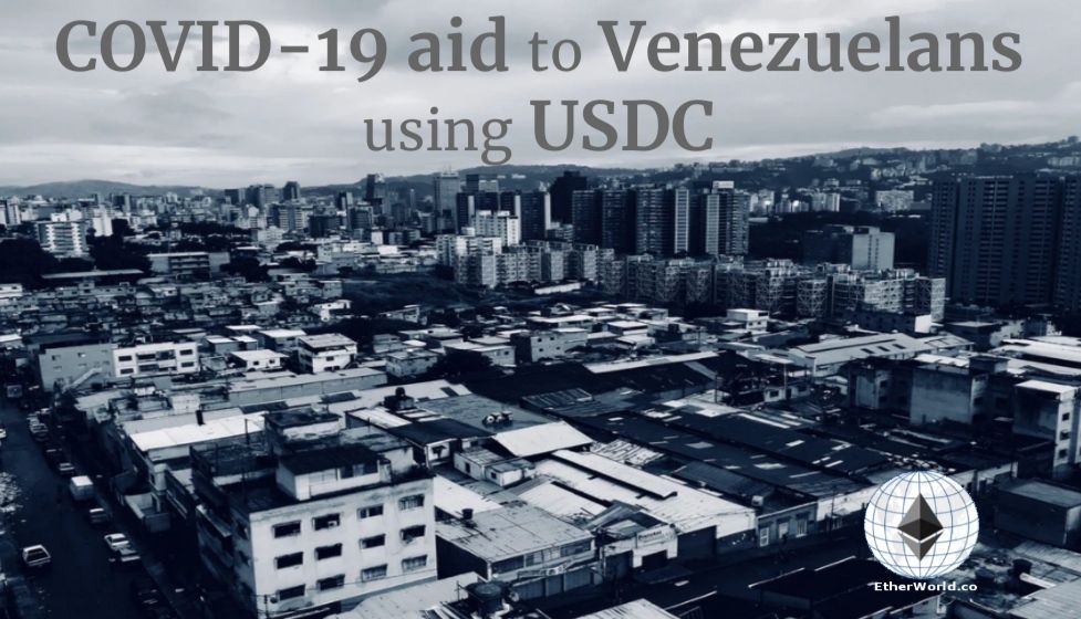 COVID-19 aid to Venezuelans using USDC