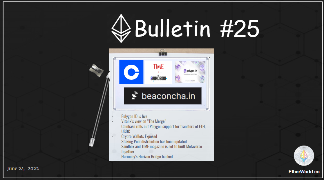 Ethereum Bulletin #25