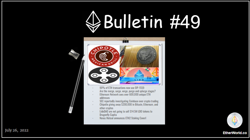 Ethereum Bulletin #49