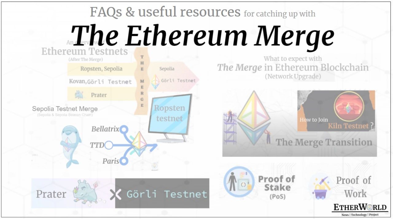 Facts & Useful Resources for catching up with The Ethereum Merge