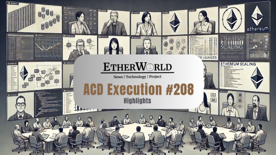 Highlights of Ethereum's All Core Devs Meeting (ACDE) #208