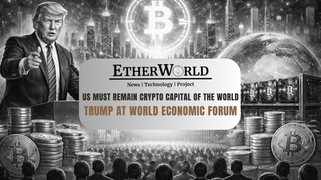 Trump Says US Must Remain the Crypto Capital of the World at the World Economic Forum