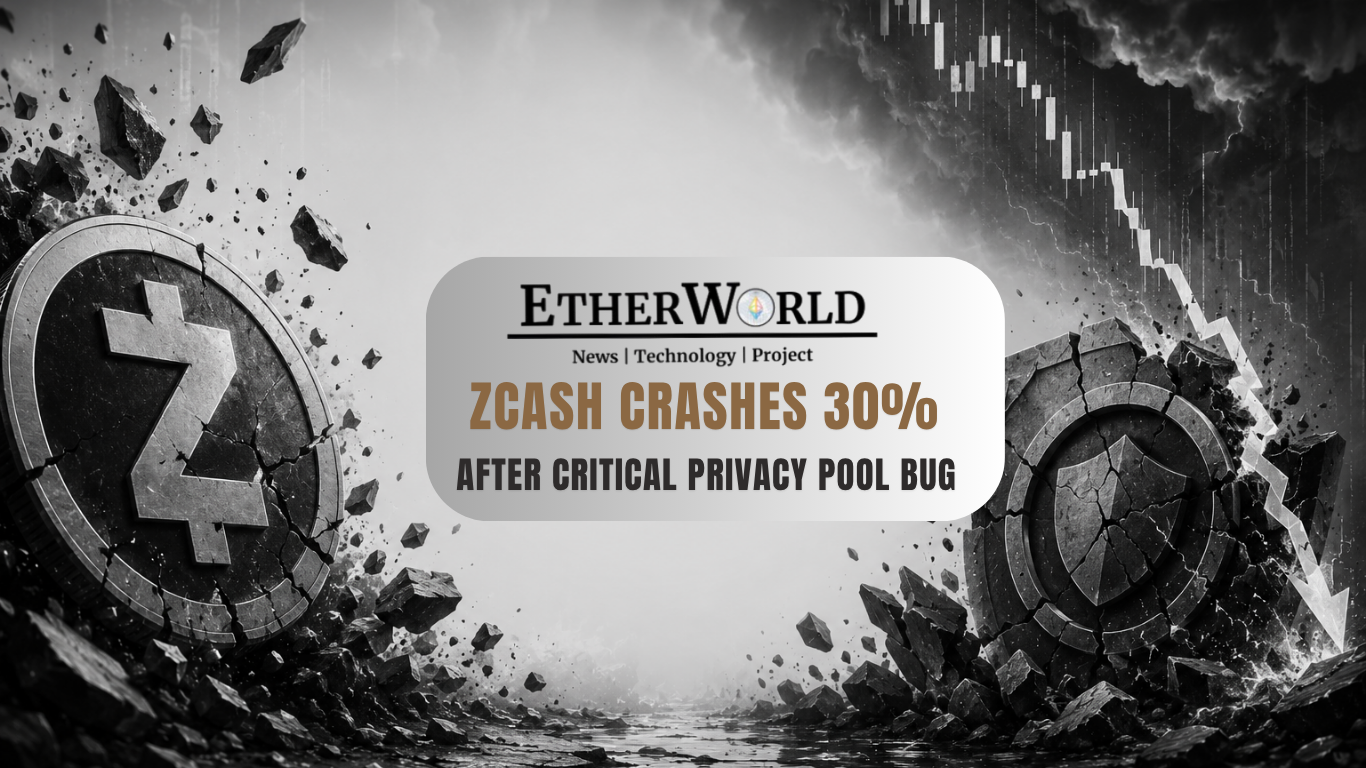 Zcash Crashes 30% After Critical Privacy Pool Bug