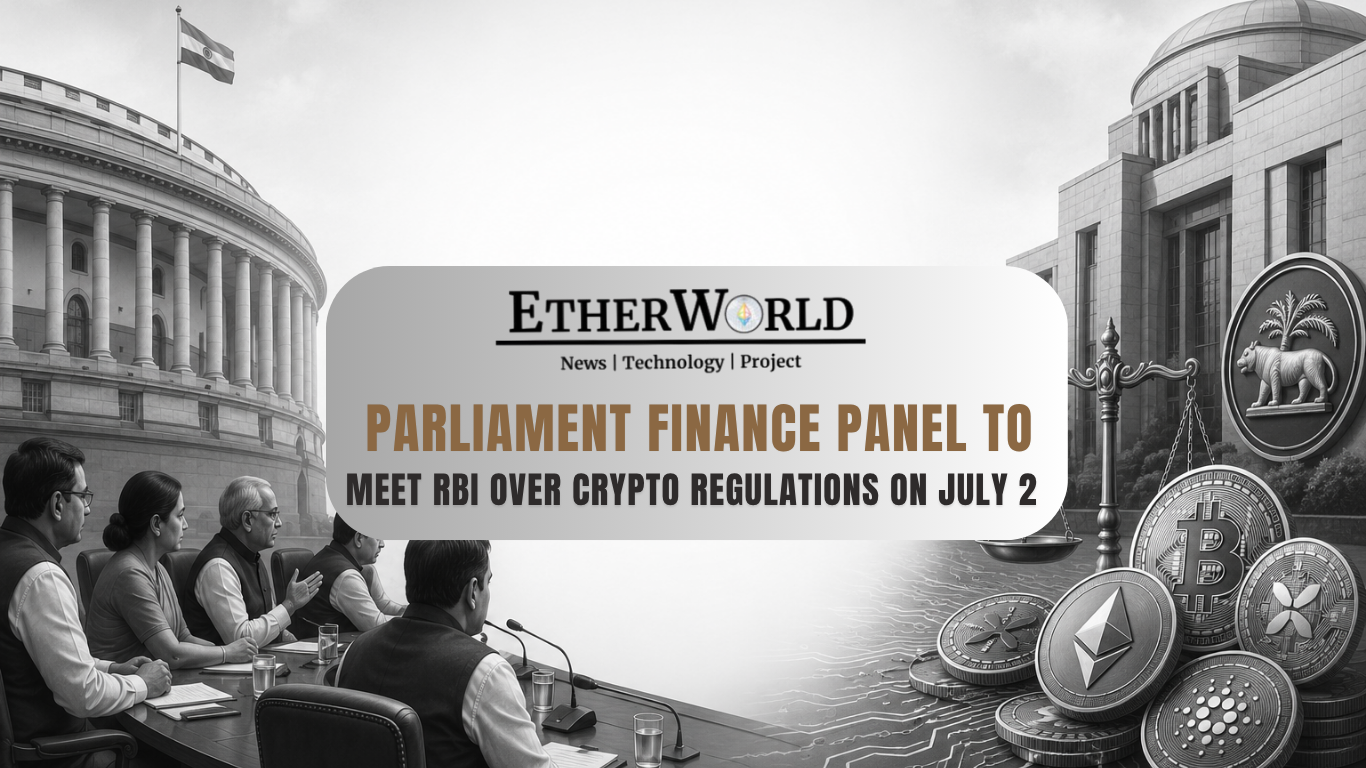 Parliament Finance Panel to Meet RBI Over Crypto Regulations on July 2