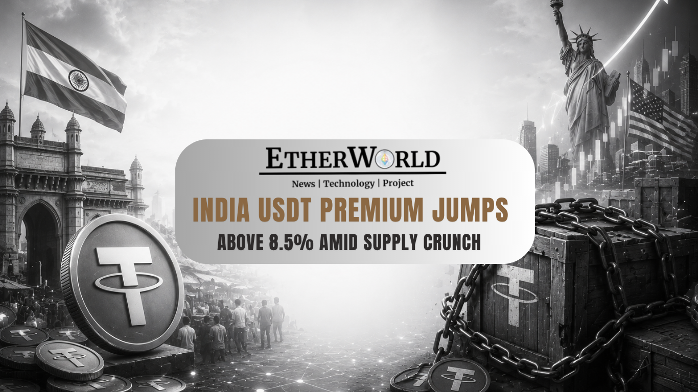 India USDT Premium Jumps Above 8.5% Amid Supply Crunch