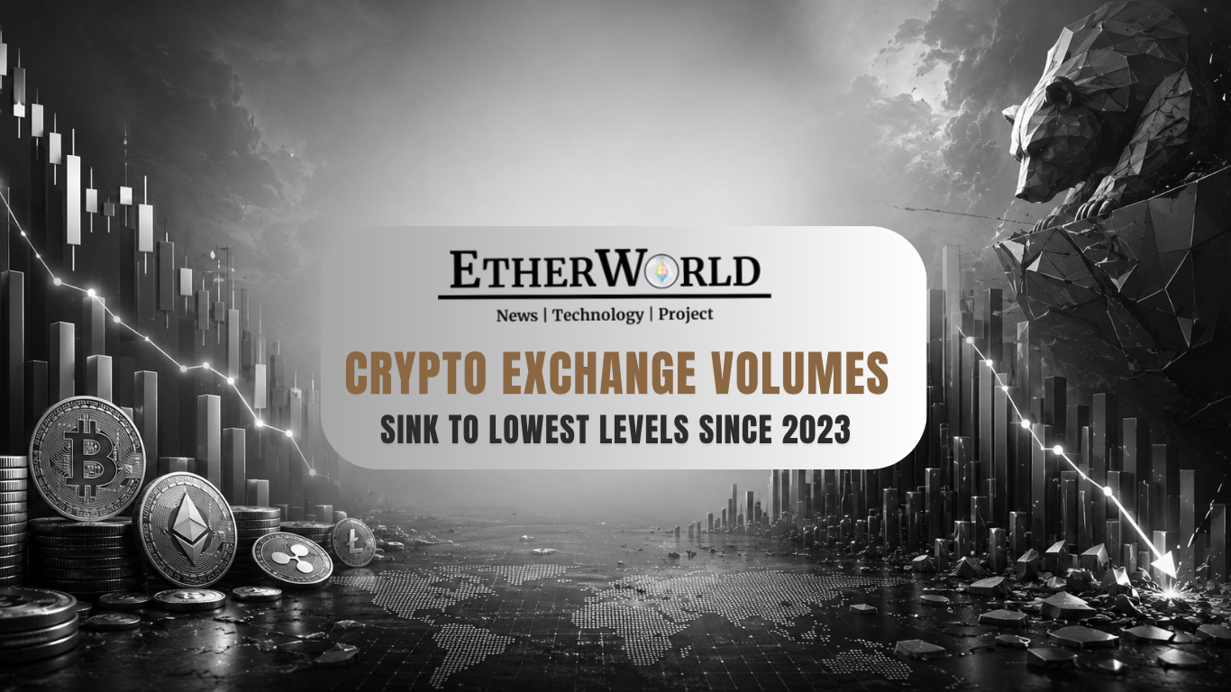 Crypto Exchange Volumes Sink to Lowest Levels Since 2023