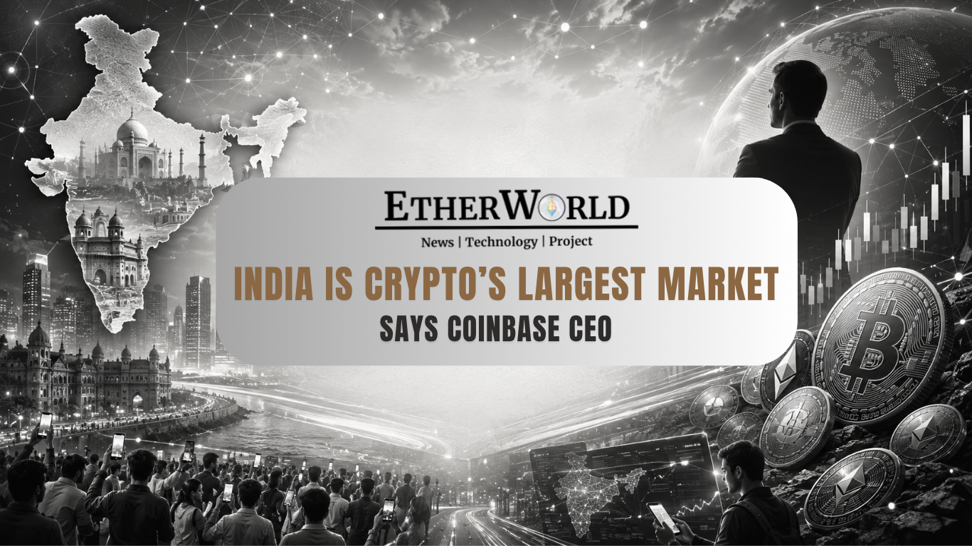 India Is Crypto’s Largest Market, Says Coinbase CEO