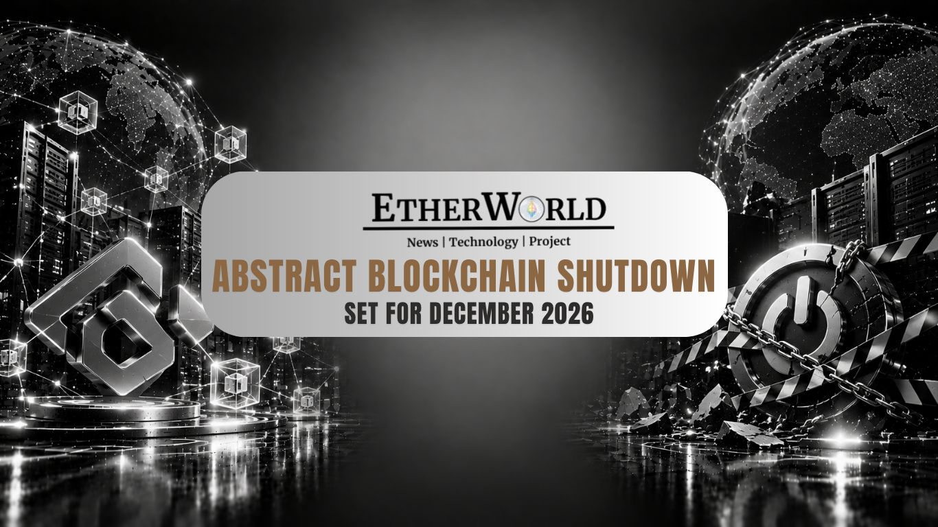 Abstract Blockchain Shutdown Set for December 2026