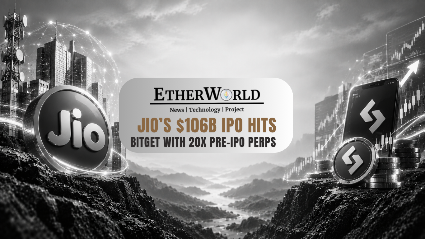 Jio’s $106B IPO Hits Bitget With 20x Pre-IPO Perps
