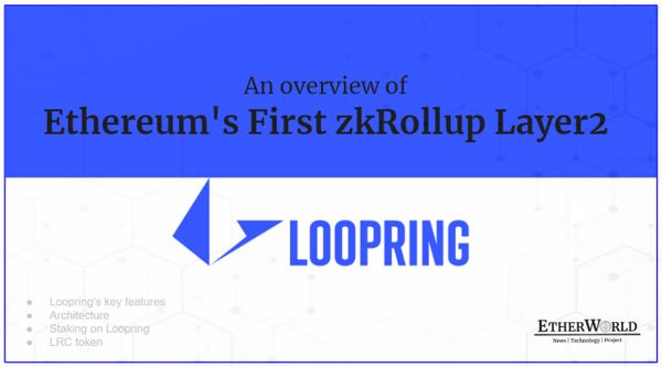 Loopring: Ethereum’s First zkRollup
