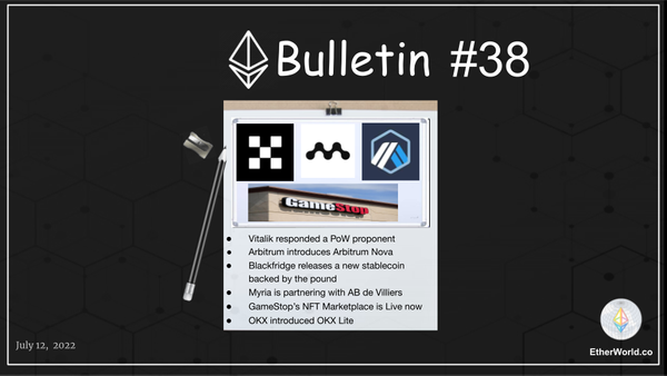 Ethereum Bulletin #38