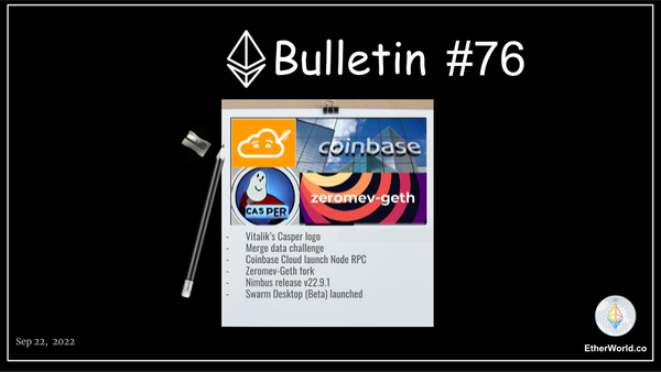 Ethereum Bulletin #76