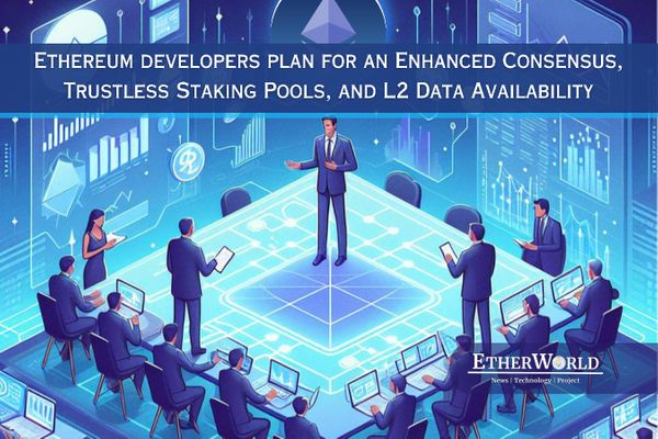 Ethereum developers planning for an Enhanced Consensus, Trustless Staking Pools, and L2 Data Availability