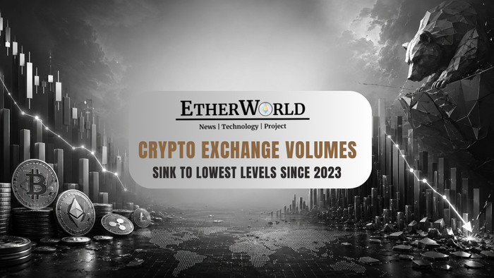 Crypto Exchange Volumes Sink to Lowest Levels Since 2023