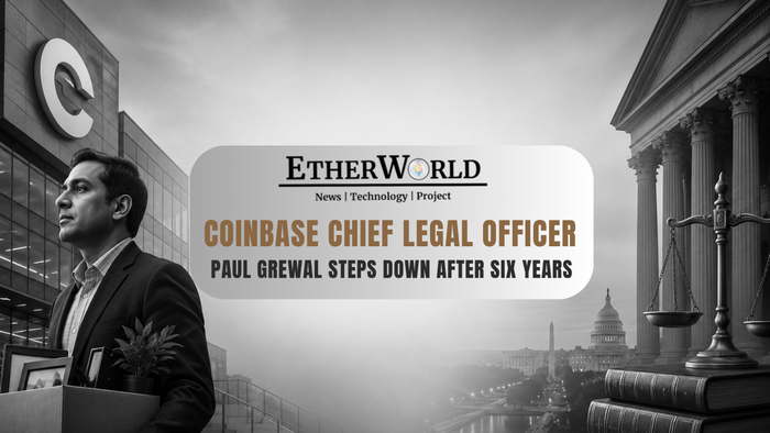 Coinbase Chief Legal Officer Paul Grewal Steps Down After Six Years