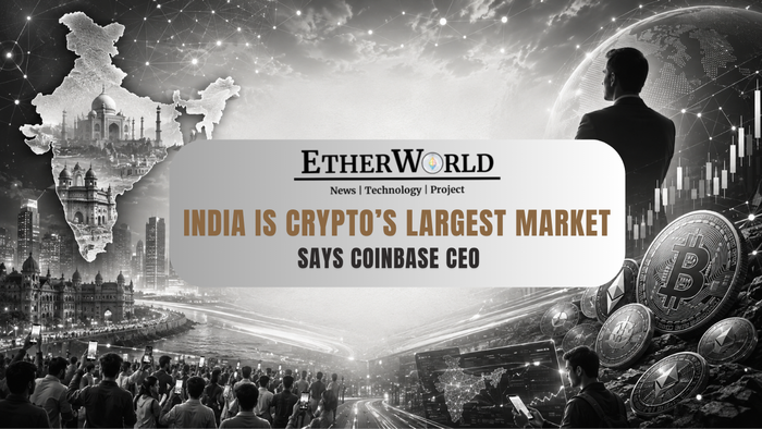 India Is Crypto’s Largest Market, Says Coinbase CEO