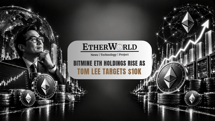 BitMine ETH Holdings Rise as Tom Lee Targets $10K